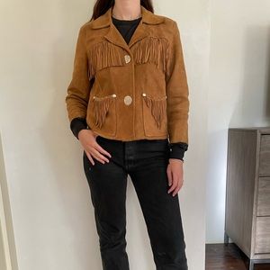 Vintage Suède Western Jacket